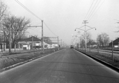 Hungary, Budapest XIV., a Kerepesi út Vezér utca - Megyeri utca (mára megszűnt) - Szentmihályi út és a körvasút felüljárója közötti szakaszon., 1960, UVATERV, Budapest, Fortepan #80395