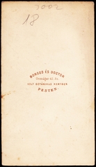 Magyarország, Budapest V., Károly körút (Országút 42)., Borsos József és Doctor Albert fényképészek., 1900, Fortepan, műterem, fényképész, hátlap, Budapest, Fortepan #81049