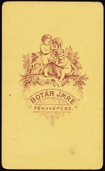 Románia,Erdély, Torda, Botár Imre fényképész., 1900, Fortepan, műterem, fényképész, hátlap, Fortepan #81052