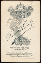 Magyarország, Budapest V., Kossuth Lajos utca 1., Divald Károly fényképészeti műintézete., 1900, Fortepan, műterem, fényképész, hátlap, Budapest, Fortepan #81083