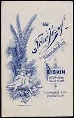 Románia,Erdély, Piski, Főző József fényképész., 1900, Fortepan, műterem, fényképész, hátlap, Fortepan #81121