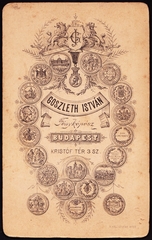 Magyarország, Budapest V., Kristóf tér 3., Goszleth István fényképész., 1900, Fortepan, műterem, fényképész, hátlap, Budapest, Fortepan #81137