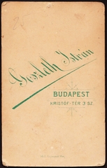 Magyarország, Budapest V., Kristóf tér 3., Goszleth István fényképész., 1900, Fortepan, műterem, fényképész, hátlap, Budapest, Fortepan #81148