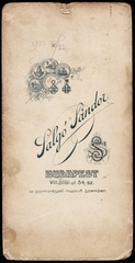 Magyarország, Budapest VIII., Üllői út 34., Salgó Sándor fényképész., 1902, Fortepan, műterem, fényképész, hátlap, Budapest, Fortepan #81338