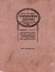 Romania, Satu Mare, Scherling Antal festő és fényképész., 1912, Fortepan, studio, photographer, verso, Fortepan #81341