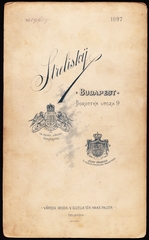 Magyarország, Budapest V., Dorottya utca 9., Strelisky fényképész műterme., 1900, Fortepan, műterem, fényképész, hátlap, Budapest, Fortepan #81365