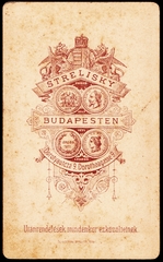 Magyarország, Budapest V., Dorottya utca 9., Strelisky fényképész műterme., 1900, Fortepan, műterem, fényképész, hátlap, Budapest, Fortepan #81368