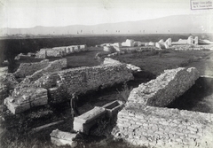 Magyarország, Aquincum, Budapest III., polgárvárosi amfiteátrum. A felvétel 1890 után készült. A kép forrását kérjük így adja meg: Fortepan / Budapest Főváros Levéltára. Levéltári jelzet: HU.BFL.XV.19.d.1.07.114, 1900, Budapest Főváros Levéltára / Klösz György fényképei, Klösz György, rom, Budapest, régészet, Fortepan #82438