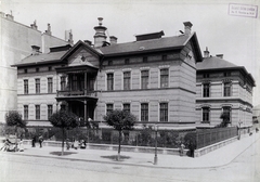 Magyarország, Budapest VIII., Üllői út - Bókay János (Gólya) utca sarok, Stefánia Szegény-gyermek Kórház (később Semmelweis Egyetem I. sz. Gyermekklinika). A felvétel 1890. után készült. A kép forrását kérjük így adja meg: Fortepan / Budapest Főváros Levéltára. Levéltári jelzet: HU.BFL.XV.19.d.1.07.123, 1900, Budapest Főváros Levéltára / Klösz György fényképei, Klösz György, Budapest, Fortepan #82447