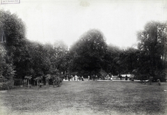 Magyarország, Városliget, Budapest XIV., parkrészlet. A felvétel 1890 után készült. A kép forrását kérjük így adja meg: Fortepan / Budapest Főváros Levéltára. Levéltári jelzet: HU.BFL.XV.19.d.1.07.168, 1900, Budapest Főváros Levéltára / Klösz György fényképei, Klösz György, park, Budapest, fa, séta, Fortepan #82492