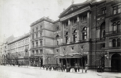 Magyarország, Budapest VIII., Rákóczi (Kerepesi) út 3., Nemzeti Színház. A kép forrását kérjük így adja meg: Fortepan / Budapest Főváros Levéltára. Levéltári jelzet: HU.BFL.XV.19.d.1.08.063, 1905, Budapest Főváros Levéltára / Klösz György fényképei, Klösz György, nemzeti színház, Budapest, Szkalnitzky Antal-terv, Fortepan #82588