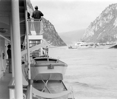 Romania, Kazán-szoros., 1969, Fortepan, ship, barge, boat, picture, Fortepan #8263