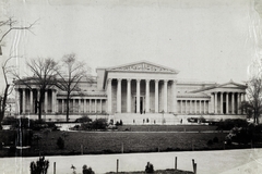 Hungary, Budapest XIV., Szépművészeti Múzeum a későbbi Hősök terén. A kép forrását kérjük így adja meg: Fortepan / Budapest Főváros Levéltára. Levéltári jelzet: HU.BFL.XV.19.d.1.08.113, 1906, Budapest Főváros Levéltára / Klösz György fényképei, Klösz György, museum, eclectic architecture, Budapest, Albert Schickedanz-design, Neoclassical architecture, Fülöp Ferenc Herzog-design, Fortepan #82638