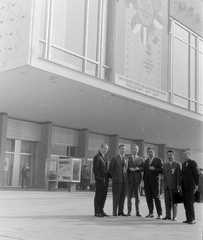 Germany, Berlin, Kelet-Berlin, Kino International, Karl-Marx-Allee., 1965, Fortepan, tableau, GDR, movie theater, East-Berlin, Josef Kaiser-design, Heinz Aust-design, Fortepan #8270