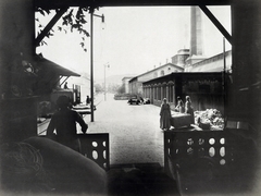 Magyarország, Városliget, Budapest XIV., "Millenniumi kiállítás: A Lőw-féle Posztógyár panorámája. A felvétel 1896-ban készült." A kép forrását kérjük így adja meg: Fortepan / Budapest Főváros Levéltára. Levéltári jelzet: HU.BFL.XV.19.d.1.09.109, 1900, Budapest Főváros Levéltára / Klösz György fényképei, Klösz György, Budapest, Ezredéves Országos Kiállítás, Fortepan #82767