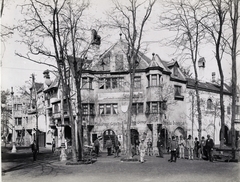 Magyarország, Városliget, Budapest XIV., "Millenniumi kiállítás: Az Ős-Budavára mulatókomplexum borozója. A felvétel 1896-ban készült." A kép forrását kérjük így adja meg: Fortepan / Budapest Főváros Levéltára. Levéltári jelzet: HU.BFL.XV.19.d.1.09.120, 1900, Budapest Főváros Levéltára / Klösz György fényképei, Klösz György, Budapest, Ezredéves Országos Kiállítás, Fortepan #82778