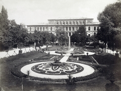 Germany, Stuttgart, Stadtgarten, Technische Hochschule. Georg Friedrich Brandseph német fotográfus felvétele. A felvétel 1897-ben készült. A kép forrását kérjük így adja meg: Fortepan / Budapest Főváros Levéltára. Levéltári jelzet: HU.BFL.XV.19.d.1.22.007, 1900, Budapest Főváros Levéltára / Klösz György fényképei, Georg Friedrich Brandseph, university, Joseph von Egle-design, Fortepan #83575