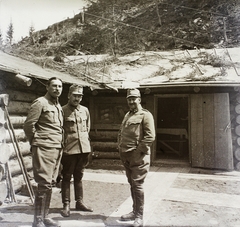 Romania,Transylvania, harcálláspont a fronton., 1917, Ebner, First World War, military, Fortepan #83654