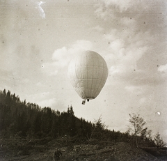 Románia,Erdély, 1917, Ebner, első világháború, léggömb, hőlégballon, Fortepan #83664