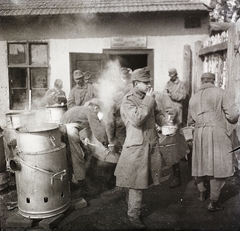 Slovakia, Prešov, 1917, Ebner, First World War, goulash cannon, Fortepan #83665