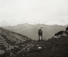 Ausztria, Ramsau am Dachstein, kilátás a Scheichenspitze-ről dél felé., 1937, Ebner, hegy, Fortepan #83816