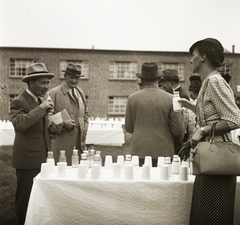 Magyarország, balról a második báró Vay László földművelésügyi államtitkár, a Magyar Élet Pártja (MÉP) elnöke, 1937, Ebner, Fortepan #83831