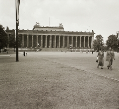 Németország, Berlin, Múzeum-sziget, Altes Museum., 1937, Ebner, múzeum, lovas szobor, neoklasszicizmus, Karl Friedrich Schinkel-terv, Fortepan #83845