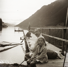 Ausztria, Weissensee., 1939, Ebner, tó, Fortepan #83873