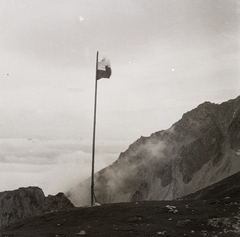 1939, Ebner, zászló, hegytető, Fortepan #83958