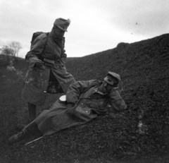 1914, Lőw Miklós, First World War, soldier, prop up the head, Fortepan #84091