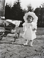 1909, Zichy, girl, Fortepan #84147