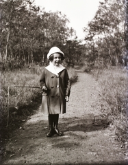 1909, Zichy, girl, Fortepan #84149