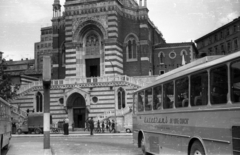 Horvátország,Adria, Fiume, a kapucinus rend Lourdes-i Miasszonyunk temploma., 1966, Varga Dóra, Jugoszlávia, Fortepan #84183