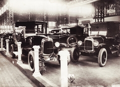 Magyarország, Városliget, Budapest XIV., Iparcsarnok, az első önálló magyar automobilkiállítás. Hungária Automobilgyár Rt. standja., 1925, Négyesi Pál, kiállítás, Citroen-márka, Budapest, Fortepan #84240