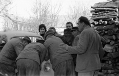 1958, Morvay Kinga, Morvay Lajos, automobil, farakás, Fortepan #84296