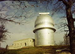 Magyarország, Mátraszentimre, Piszkéstetői Obszervatórium., 1974, Kádas Tibor, színes, obszervatórium, Csontos Csaba-terv, Fortepan #84870