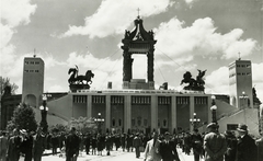 Magyarország, Budapest XIV., Hősök tere, Eucharisztikus Világkongresszus., 1938, Császy Alice, Budapest, Fortepan #85165