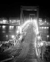 Hungary, Budapest, Erzsébet híd., 1969, Fortepan, night, picture, Fortepan #8528