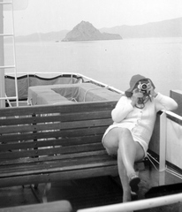 1969, Fortepan, ship, camera, woman, photography, Fortepan #8529