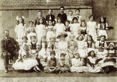 1911, Székesfehérvár Városi Képtár / Deák Gyűjtemény, class photo, costume, Fortepan #85571