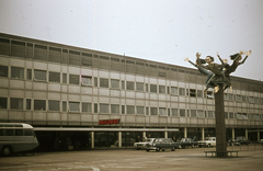 Dánia, Kastrup, Koppenhágai repülőtér (Københavns Lufthavn, Kastrup)., 1966, Lőw Miklós, színes, Mercedes-márka, repülőtér, automobil, Fortepan #85653