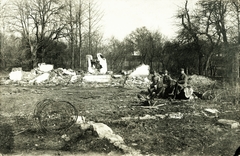 1917, Moravecz János, First World War, ruins, soldier, Fortepan #85704