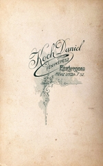 Magyarország, Esztergom, Hévíz utca 7., Koch Daniel fényképész., 1912, Párdányi Miklós, műterem, fényképész, hátlap, Fortepan #85793