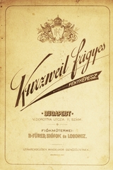 Hungary, Budapest V., Dorottya utca 11., Kurzweil Frigyes fényképész, 1912, Schermann Ákos, studio, photographer, verso, Budapest, Fortepan #85821