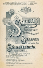 Magyarország, Budapest V.,Székesfehérvár, Kristóf tér 6. / Kossuth utca 9., Szigeti fényképészeti és festészeti műintézete., 1904, Székesfehérvár Városi Képtár, műterem, fényképész, hátlap, Budapest, Fortepan #85878