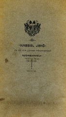 Magyarország, Szombathely, Knébel Jenő fényképész., 1900, Székesfehérvár Városi Képtár, műterem, fényképész, hátlap, Fortepan #85915