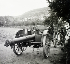 1916, Schmidt Albin, első világháború, ágyú, löveg, tüzérség, olasz front, Fortepan #86014