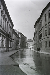 Hungary, Budapest I., Úri utca a Kapisztrán (Nándor) tér felé nézve., 1912, Schmidt Albin, street view, Budapest, Fortepan #86024