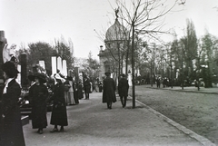 Magyarország, Budapest VIII., Fiumei úti Nemzeti Sírkert (Kerepesi temető), szemben Deák Ferenc Mauzóleuma., 1911, Schmidt Albin, temető, síremlék, Budapest, mauzóleum, Fortepan #86037