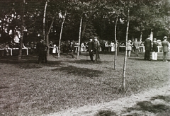 Magyarország, Budapest XIV., "városligeti" Lóversenytér a későbbi Népstadion helyén, jártató., 1912, Schmidt Albin, Budapest, Fortepan #86057